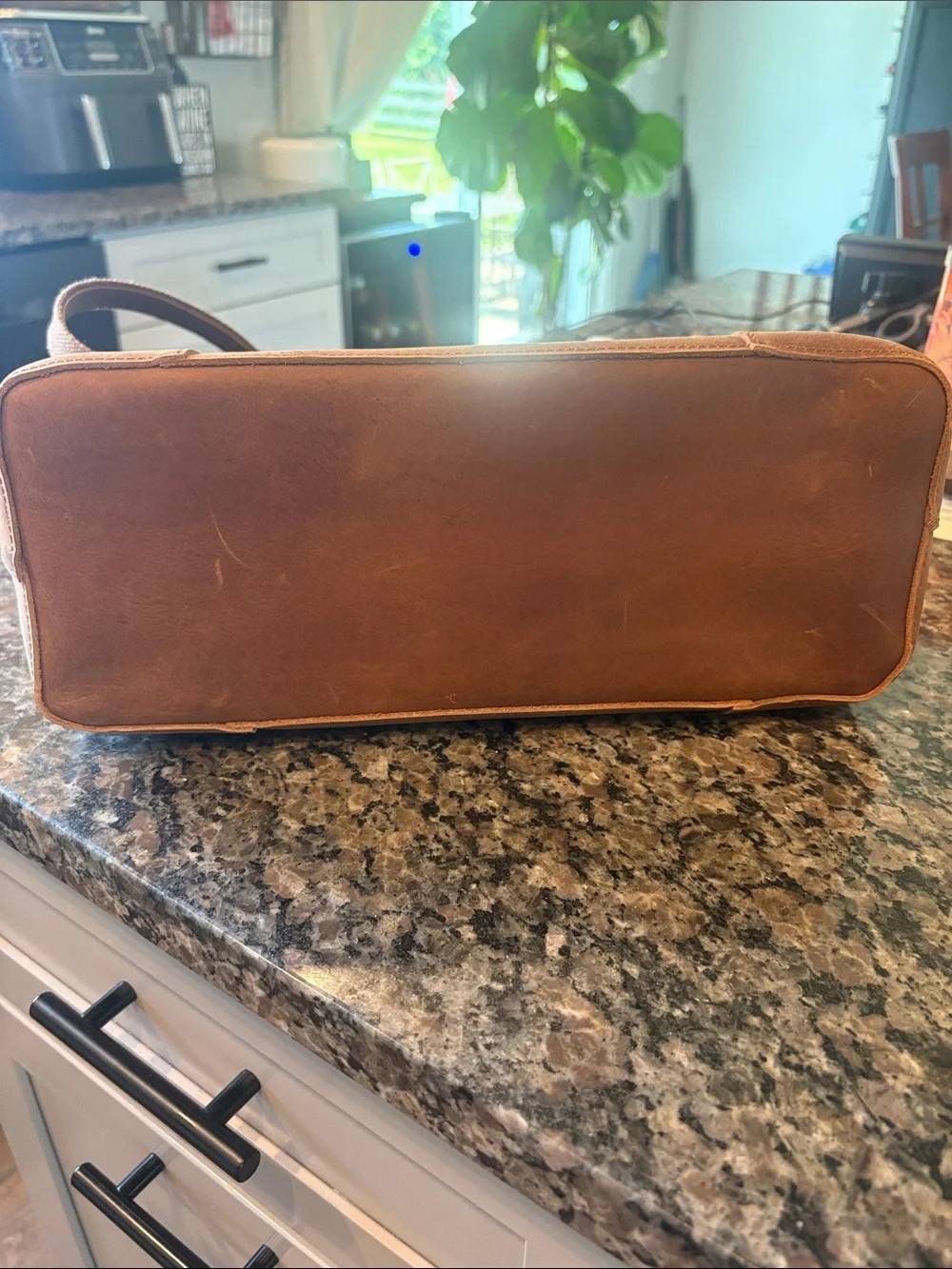 NWOT Leather Tote Bag in Brown - Classic Everyday Carry